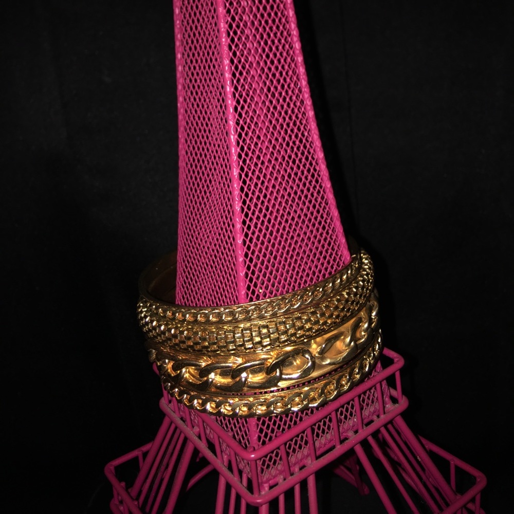 Set of gold bangles